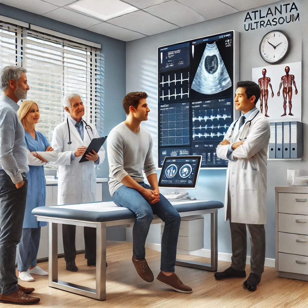Man in a clinic