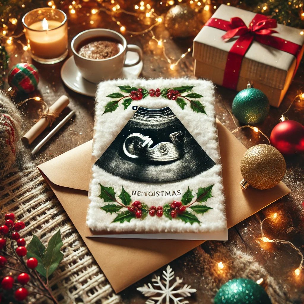 Christmas card announcement