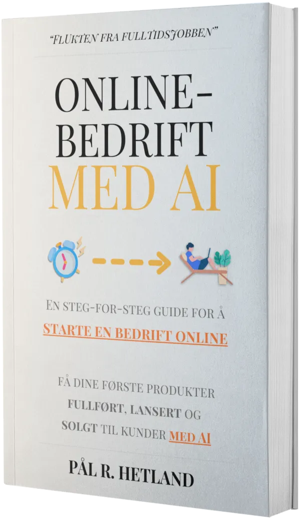 Onlinebedrift med AI