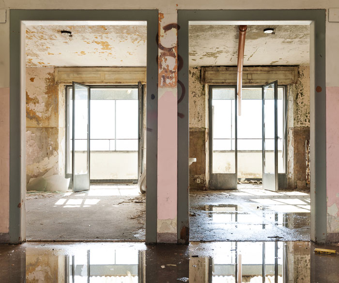 water damage condominium