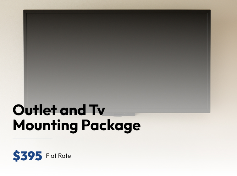 Outlet and Tv Mounting Package image