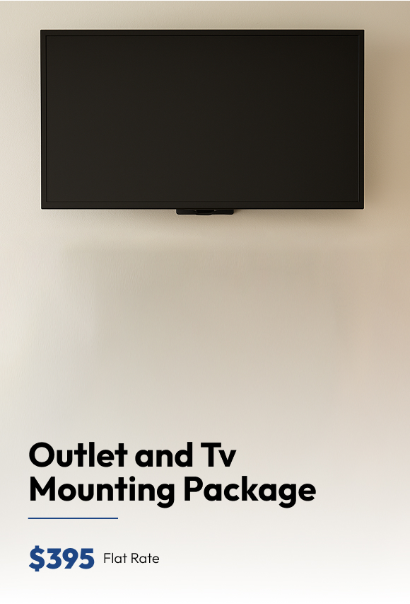 Outlet and Tv Mounting Package image