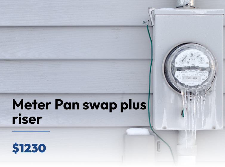 Meter Pan swap plus riser Image