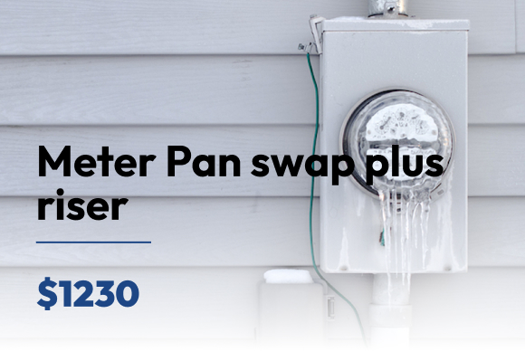 Meter Pan swap plus riser Image