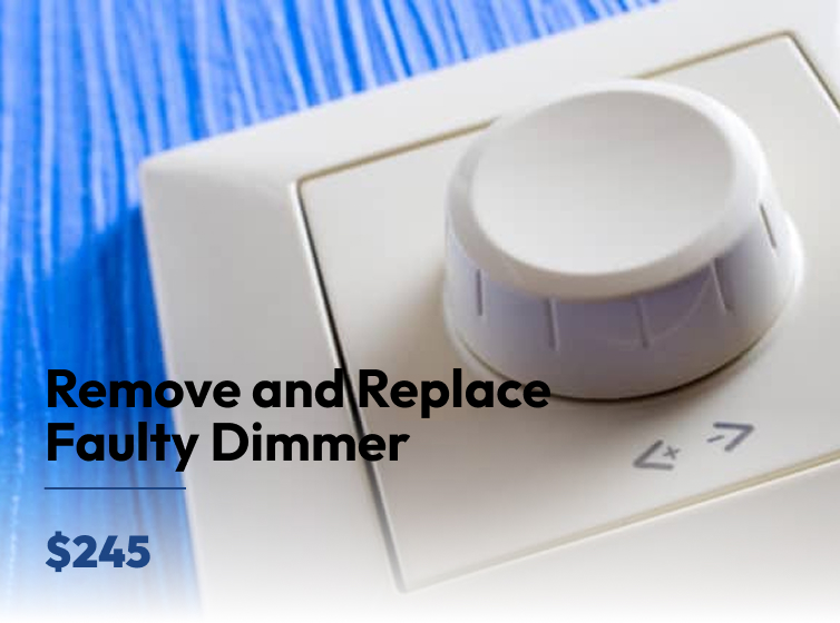Remove and Replace Faulty Dimmer Image