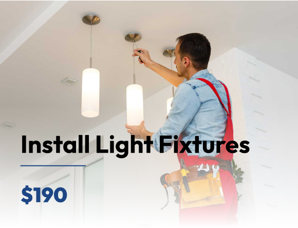 Install Light Fixtures Image
