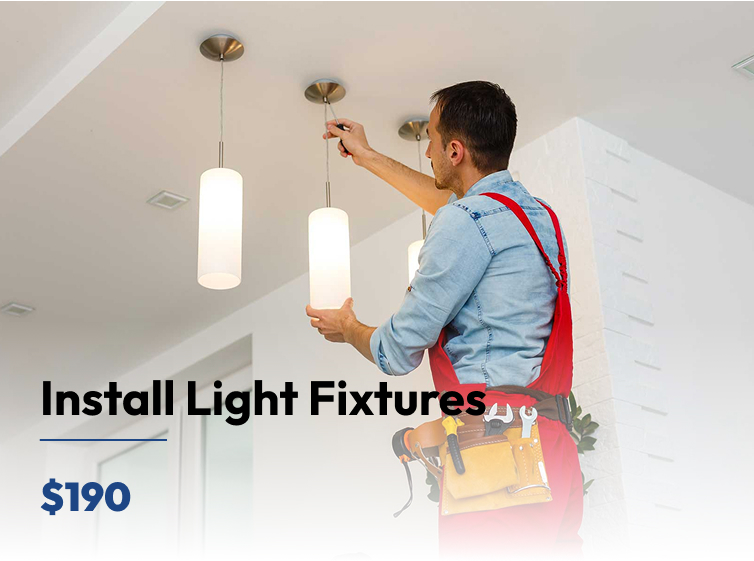 Install Light Fixtures Image