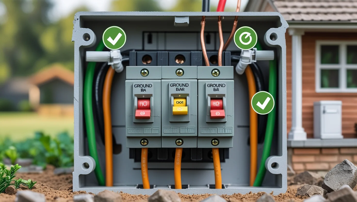 Grounding a Circuit Breaker Box the Right Way Grounding a Circuit Breaker Box the Right Way