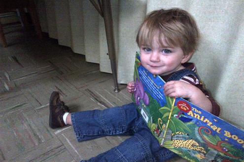 James is now doing well. His mom still uses PRT methods to get him talking about his favorite topics, such as elevators.