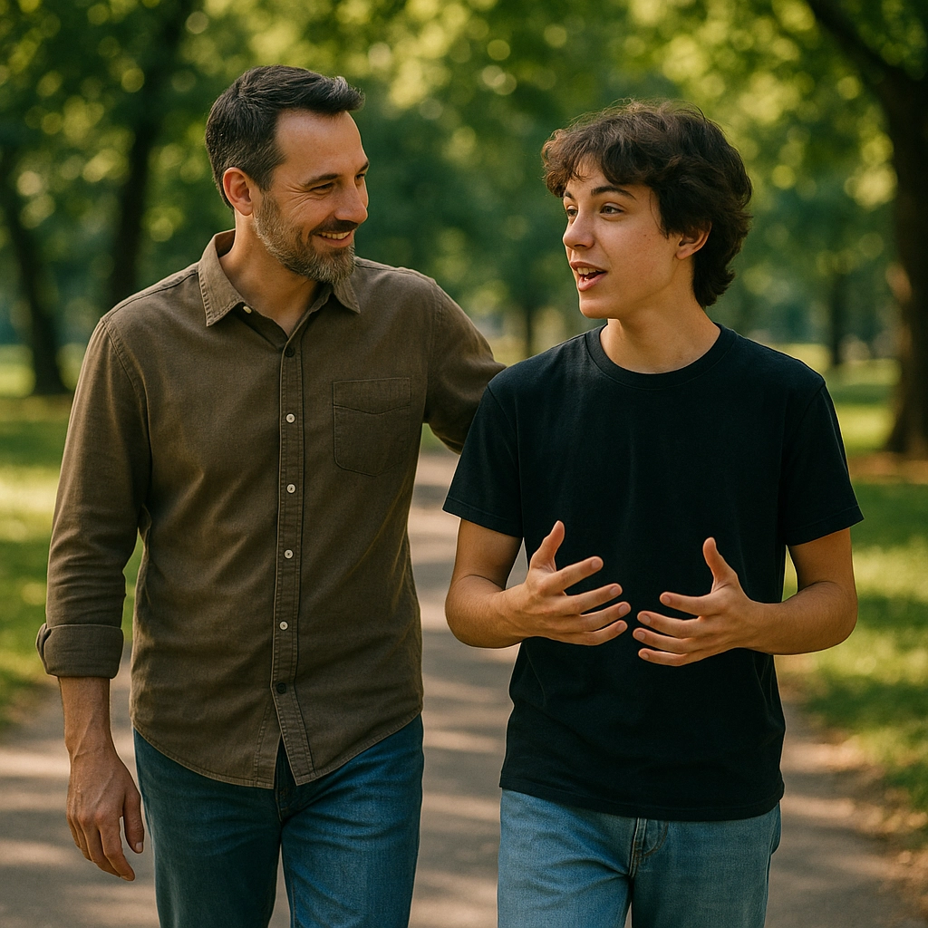 Father Son Walk and Talk Father Son Walk and Talk