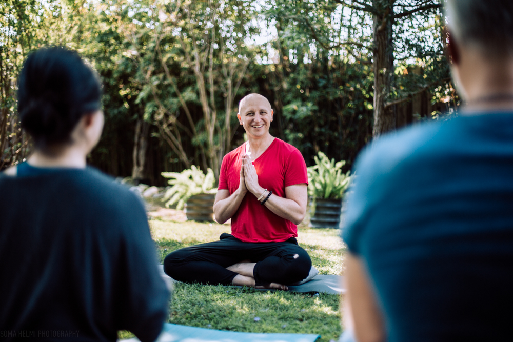 Nick Demos teaching meditation