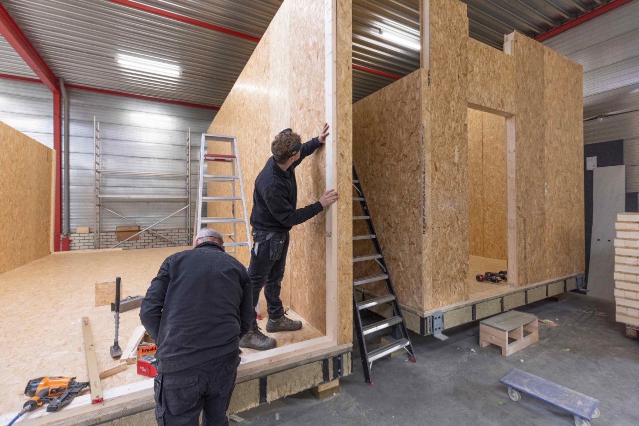prefab aanbouw