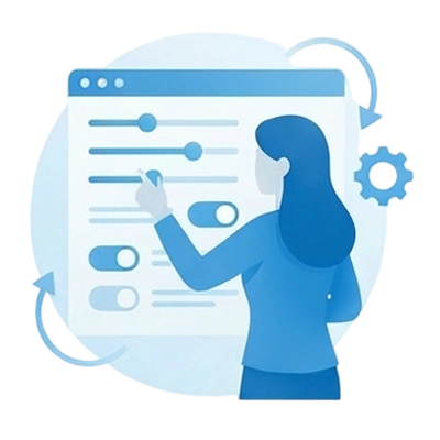 Evolving with your needs illustration