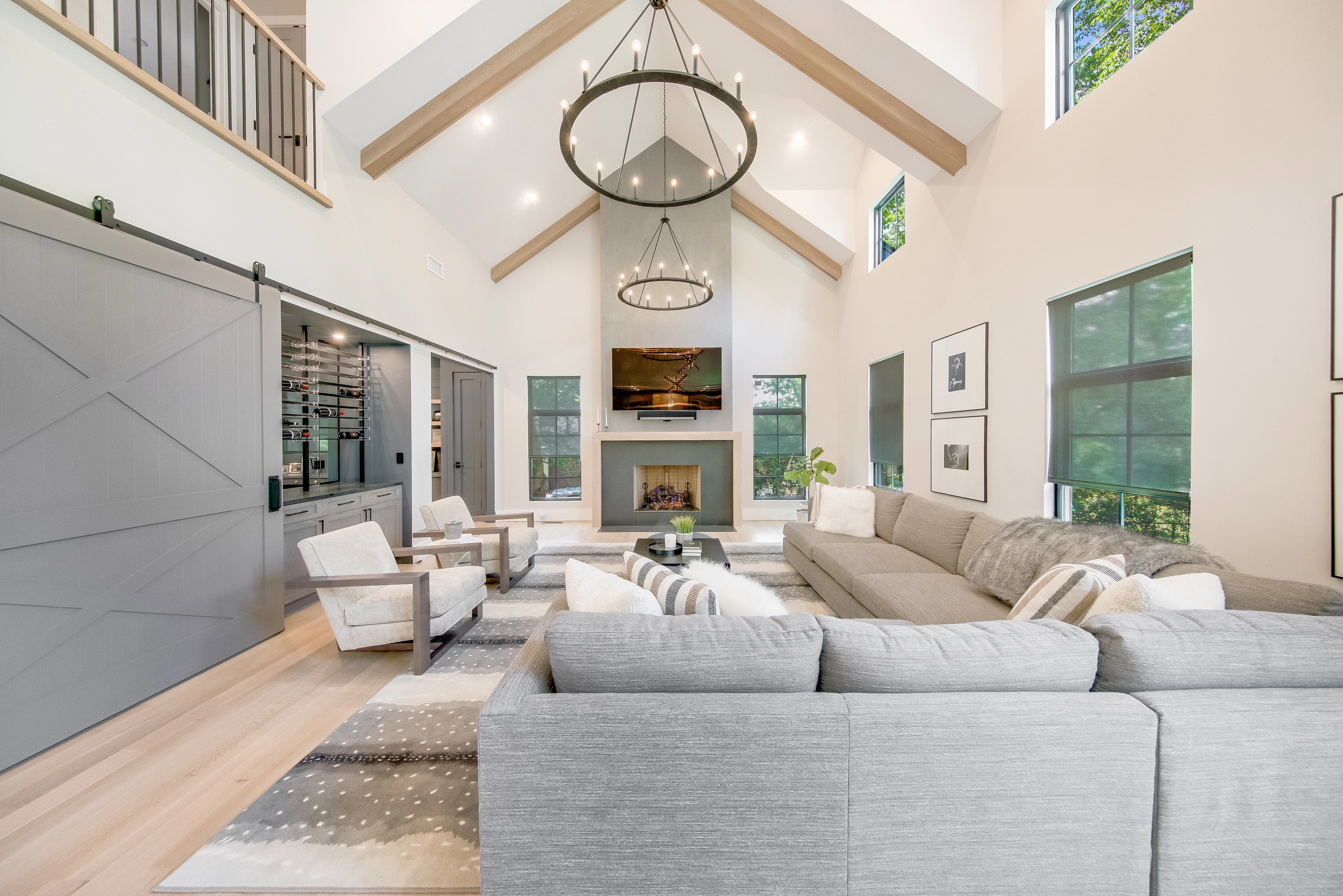 a home addition with huge windows