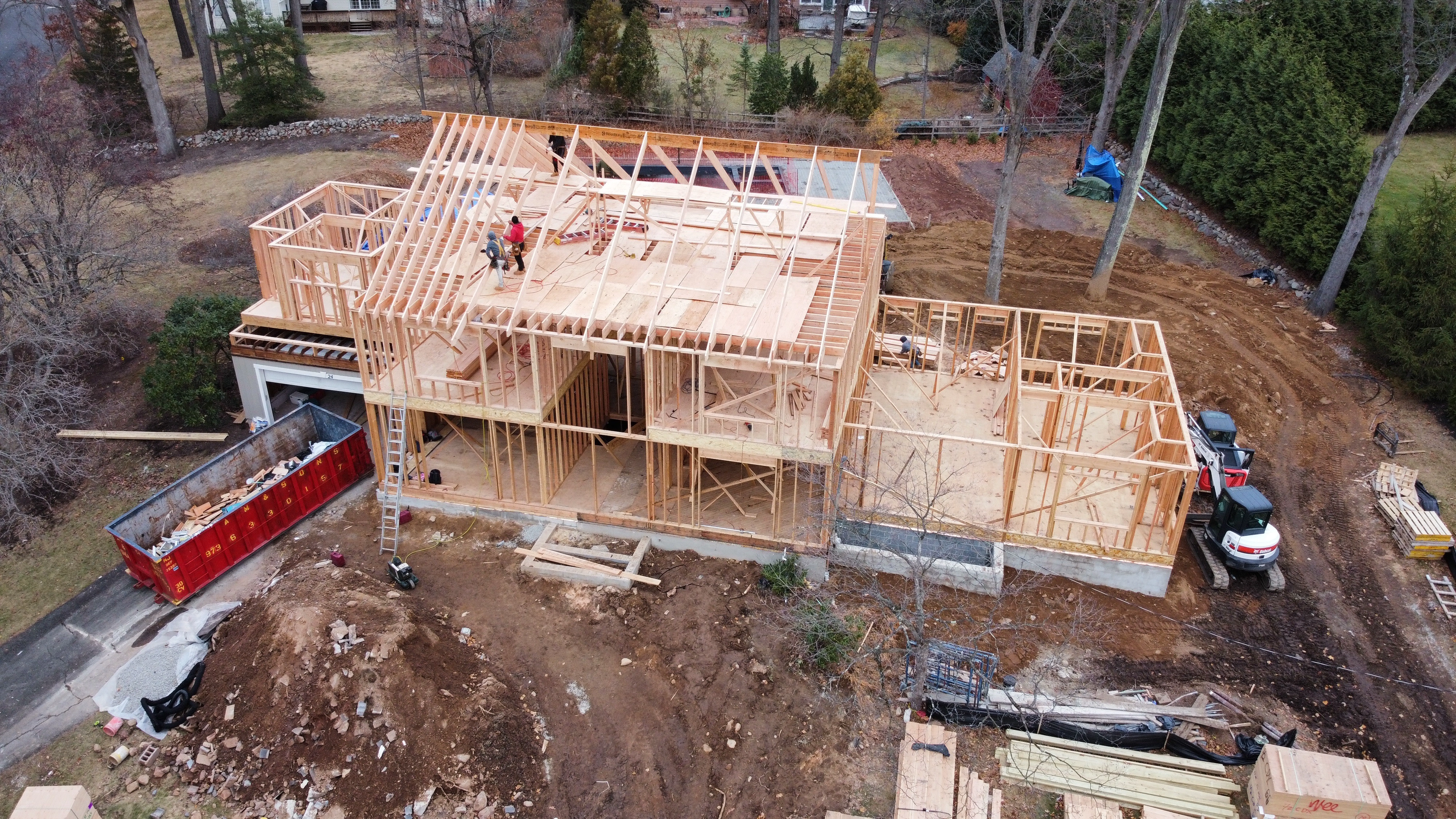 a house under renovation
