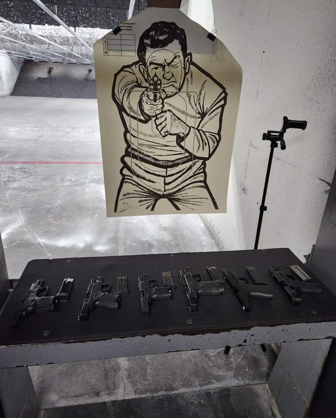 a variety of guns 