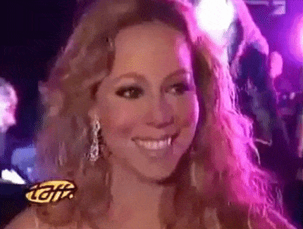 mariah carey "I don't know her" gif