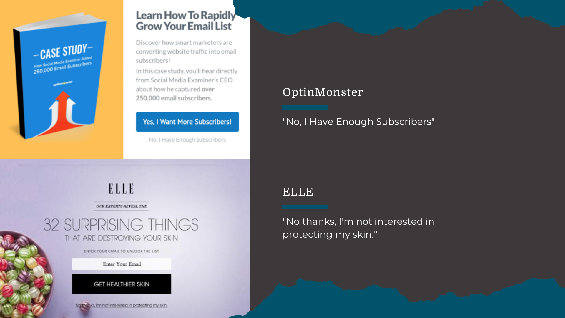 passive aggressive opt-in examples