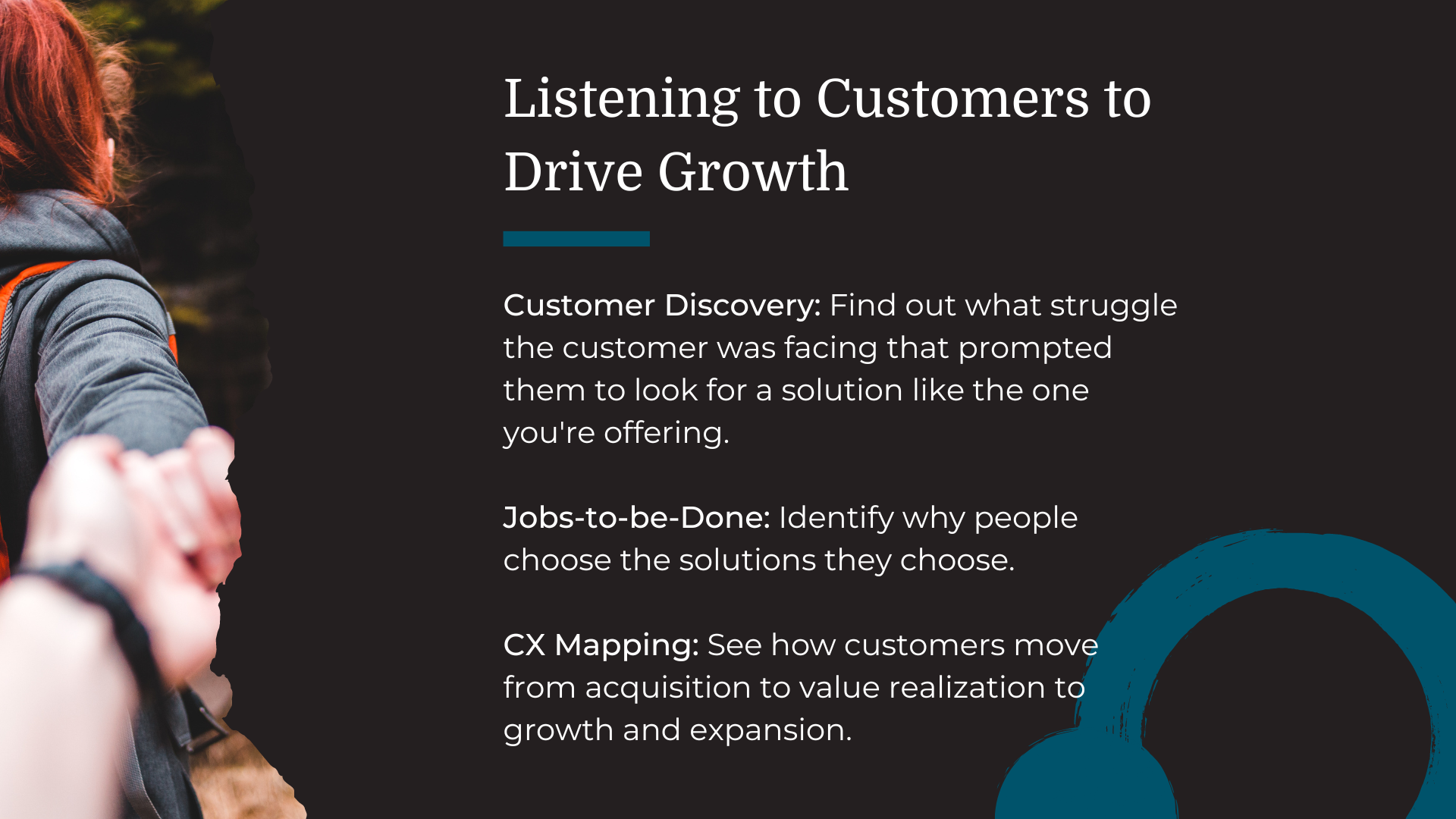 reasons to use customer discovery, jobs-to-be-done, and cx mapping
