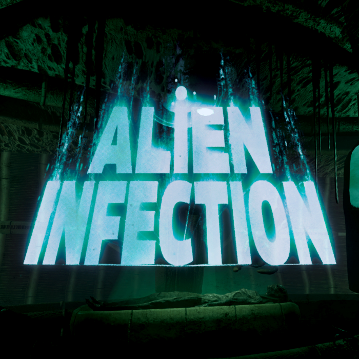 Alien infection poster for another world vr virtual reality Alien infection poster for another world vr virtual reality