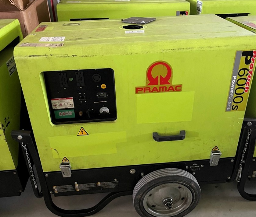 GEN007 (QUANTITY– 20) – 6KW SOUND ATTENUATED DIESEL PRAMAC 