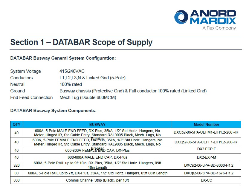 DATABAR Busway
