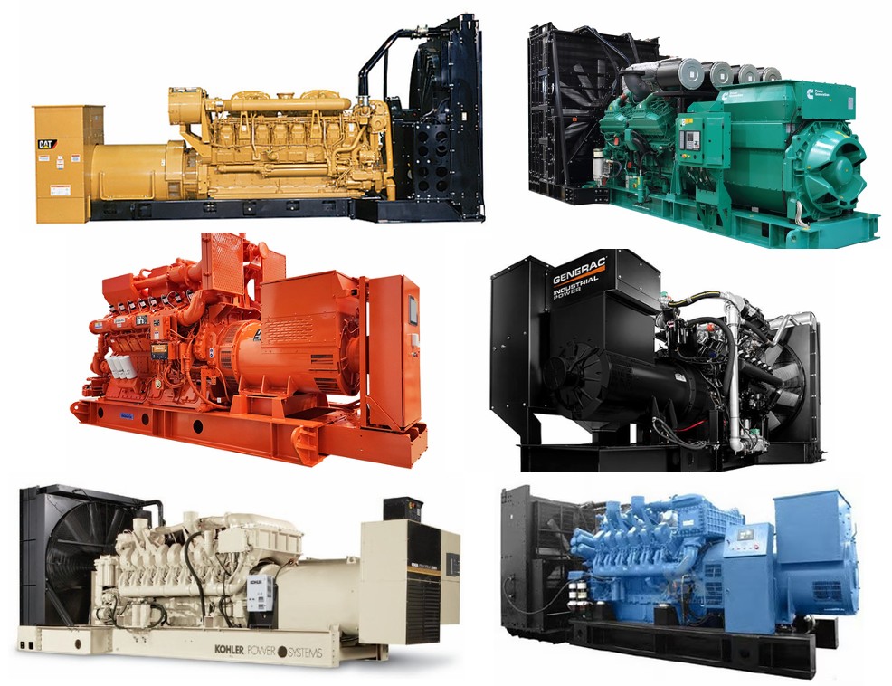 natural gas industrial generator three-phase