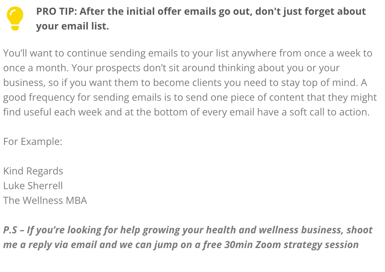 Email Marketing Tips for Fitness Professionals