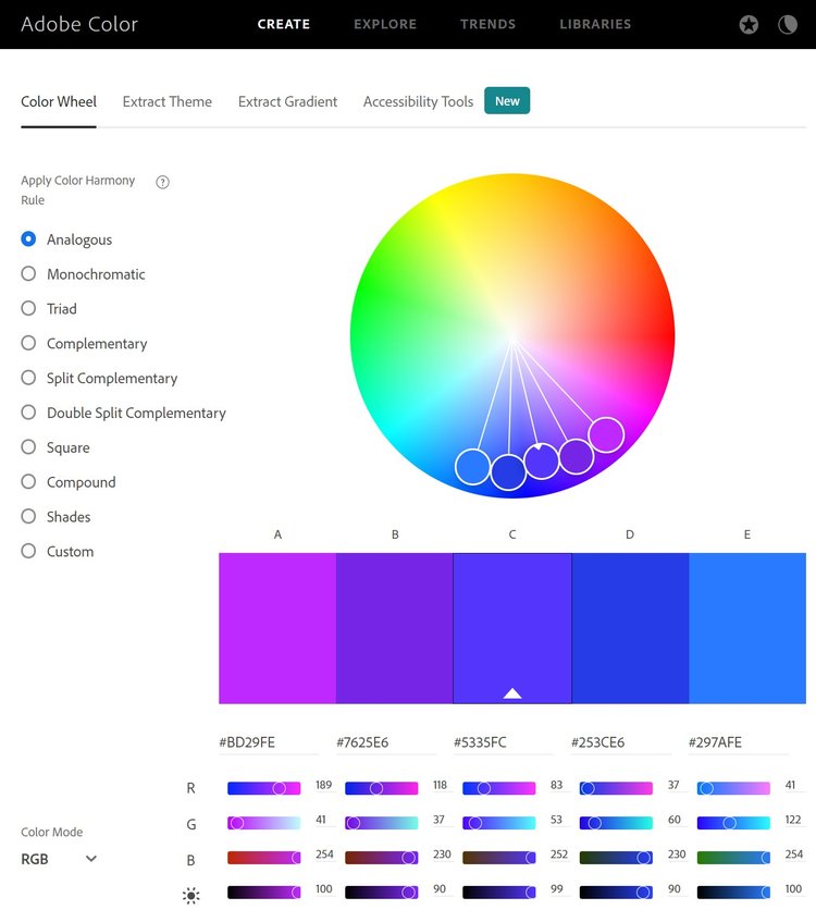 Use Adobe's Pallete Generator to find your best brand colour mix  We've recently covered how you can use colour to reflect seasons and trends, and also how the use of striking colour in your creatives - even if not on-brand - can make your ads pop.  If you're looking to develop your core brand further, or if you're just starting out, using Adobe's Pallete Generator 'Colour Wheel' can be a great unlock 🔓⬇️