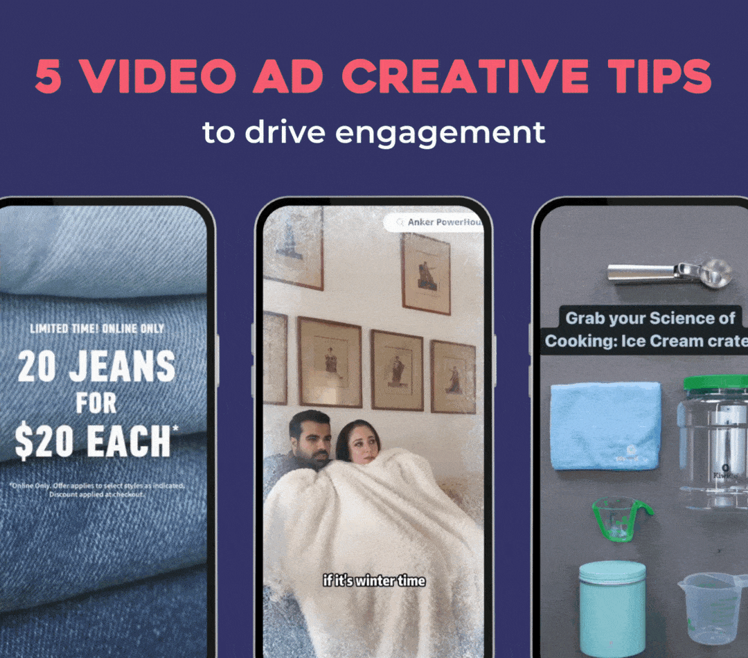 Video ads are proven to outperform image ads, as we discovered in this article, and here I'll give you some tips to make your video creative really sing!