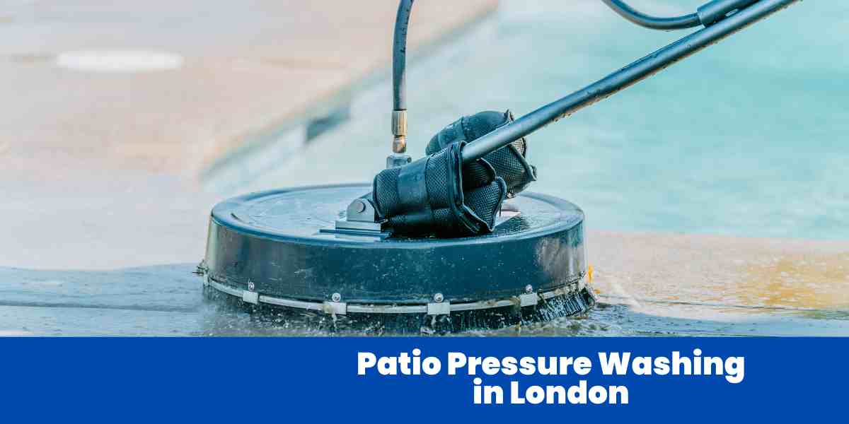 Patio Pressure Washing in London