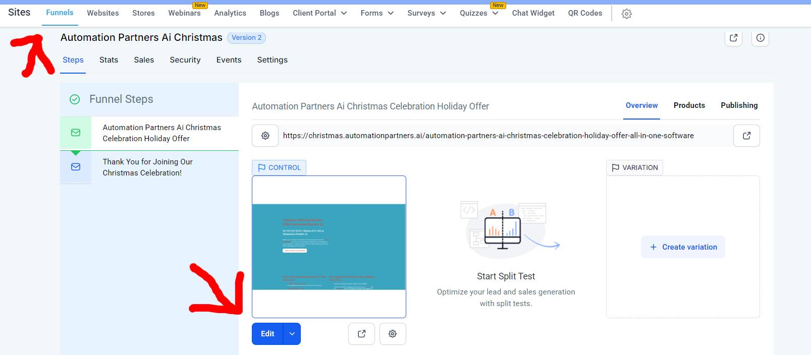 edit funnel