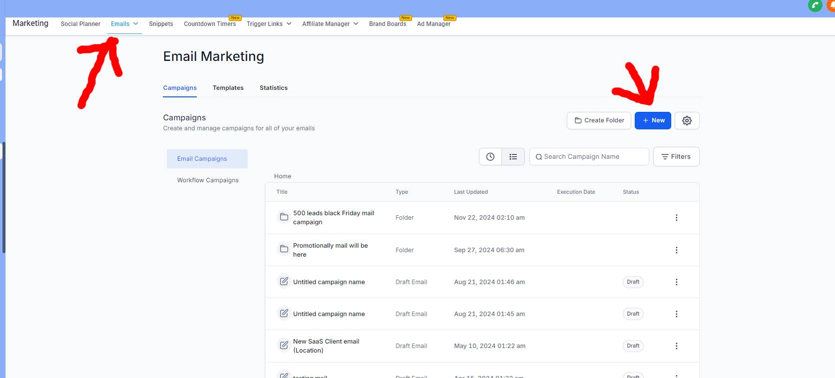 create new email champign create new email champign