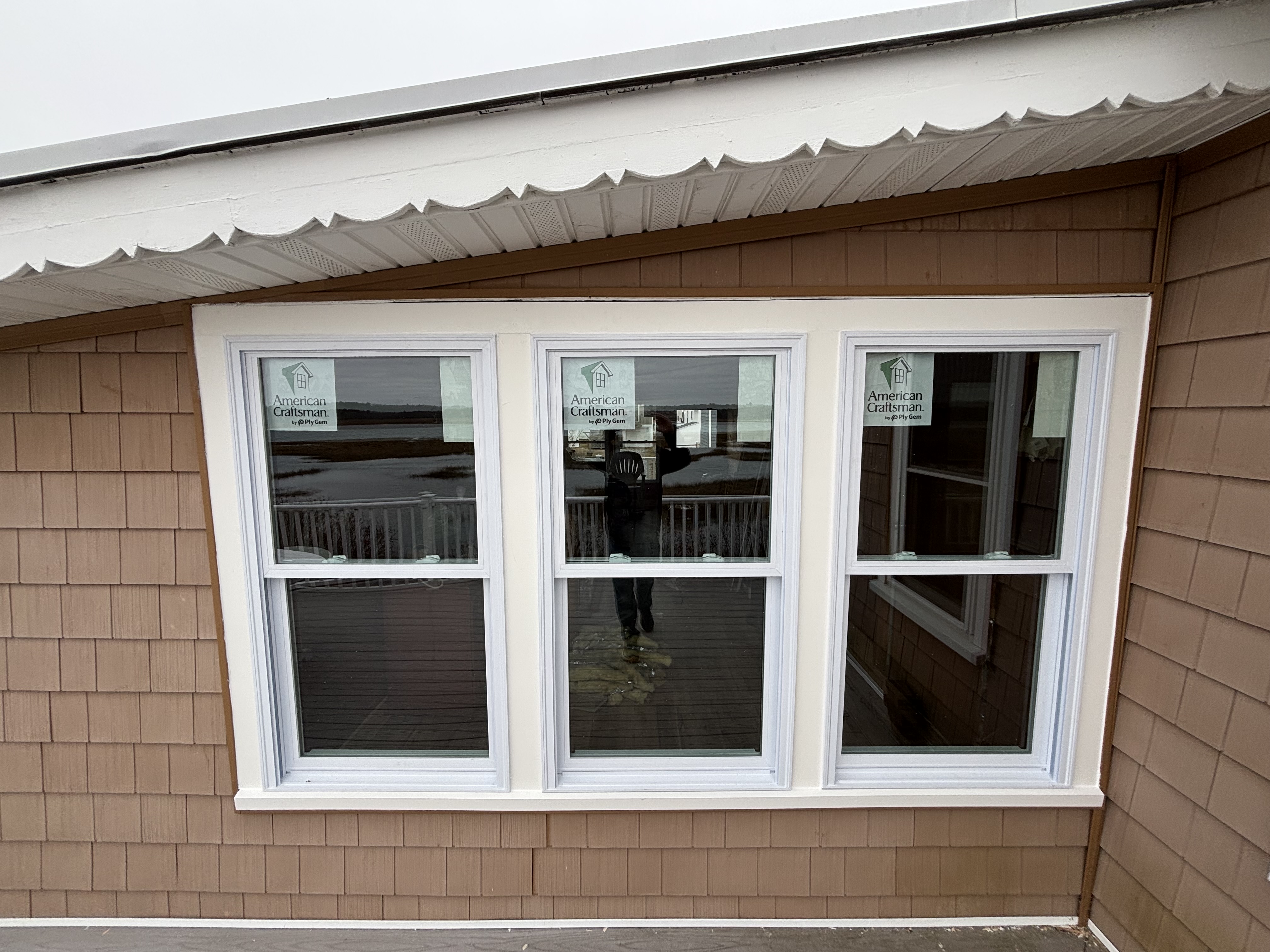 Exterior window trim replacement