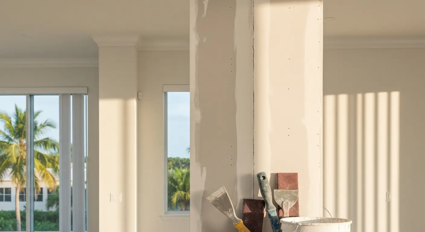 Drywall repair project