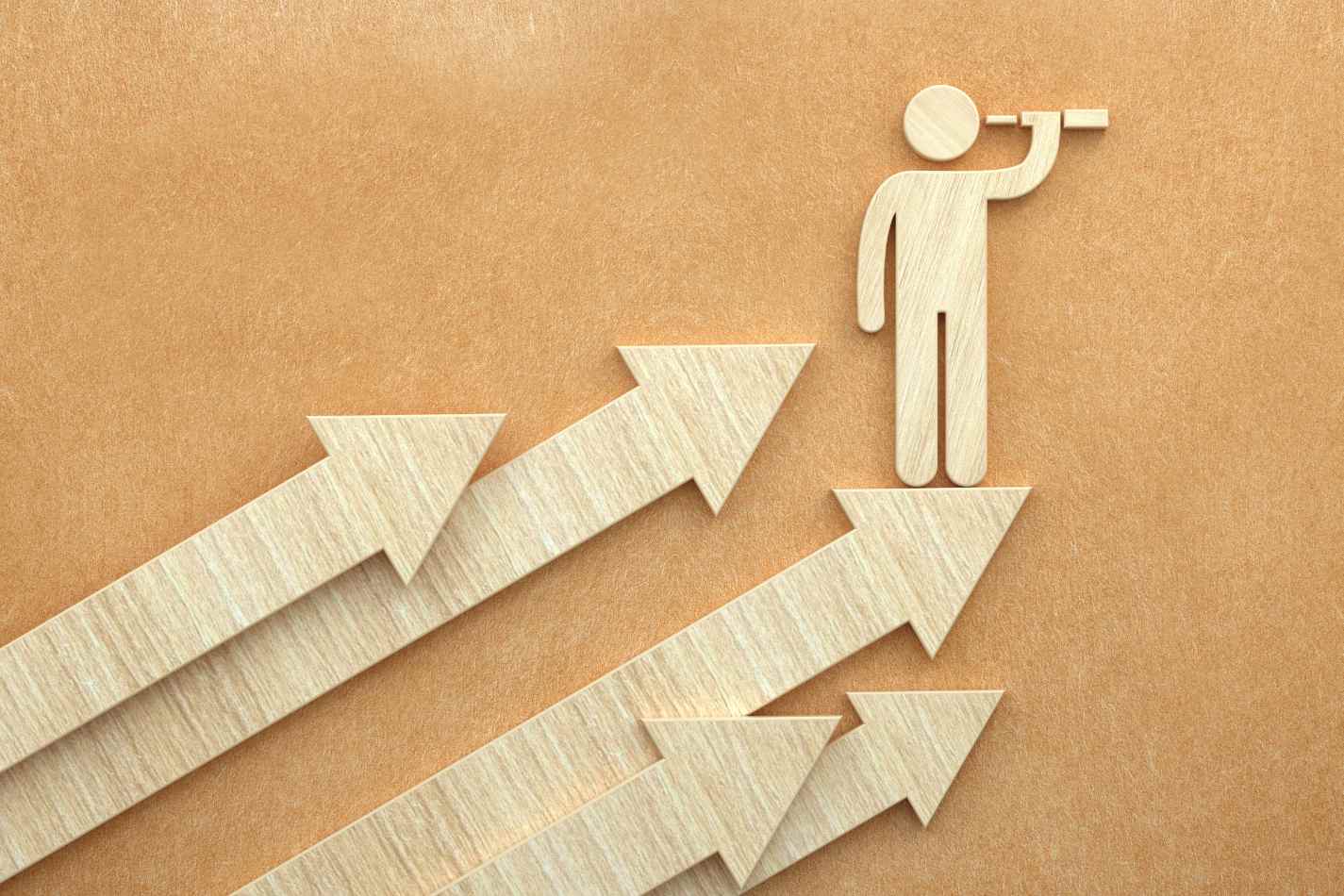 Businessman icon with leadership concept
