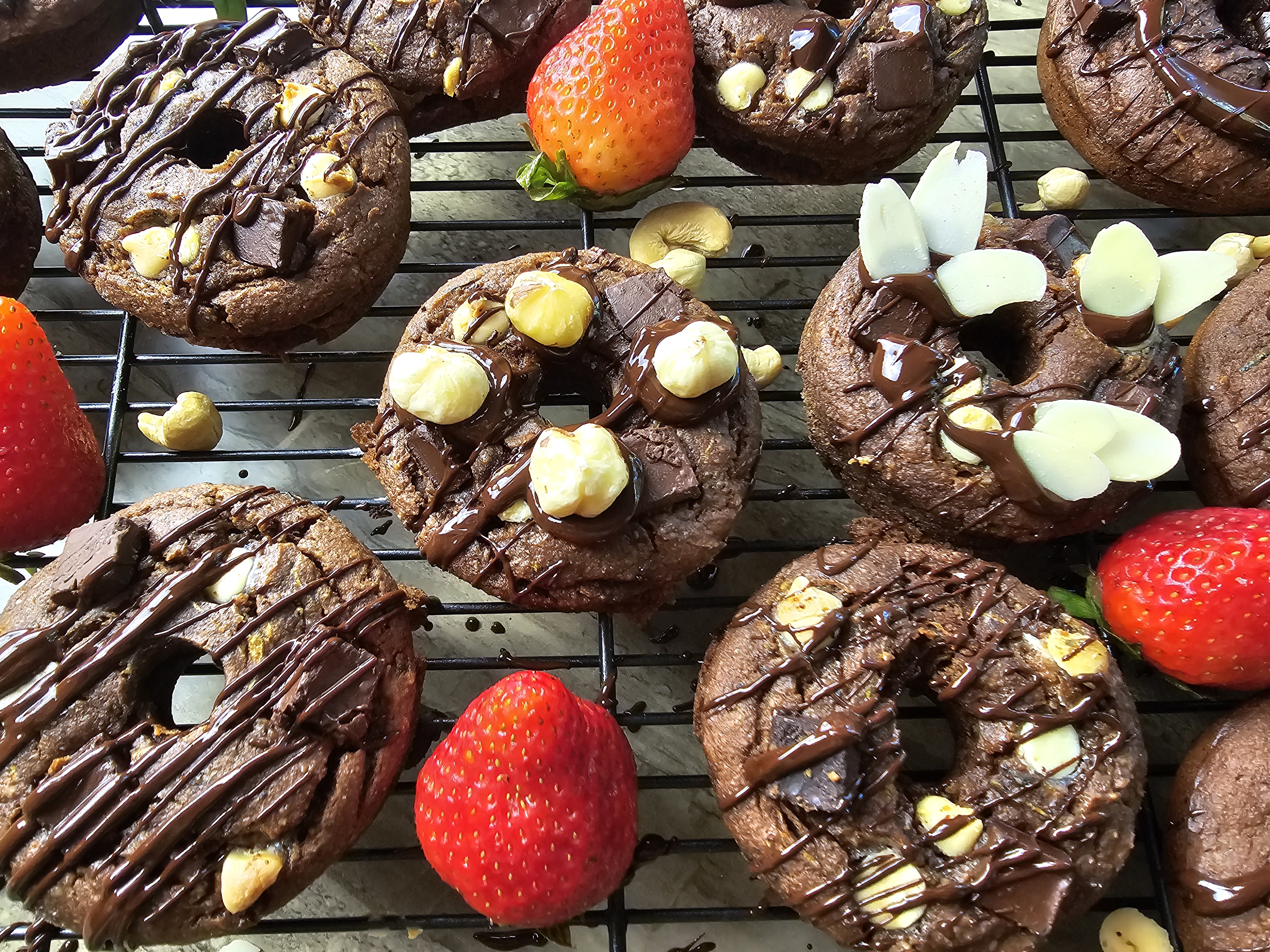 Healthy treats doughnuts