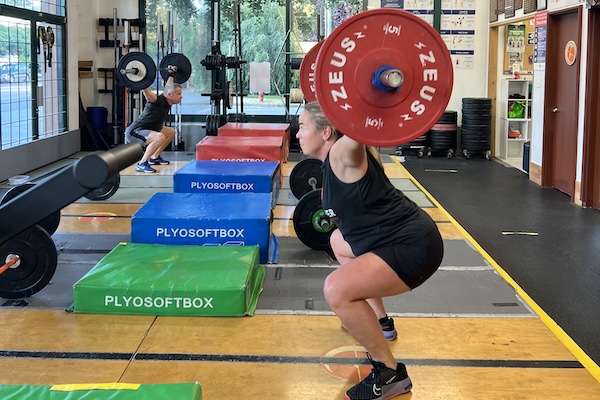 strength training workout at CrossFit Empower in Vancouver BC strength training workout at CrossFit Empower in Vancouver BC