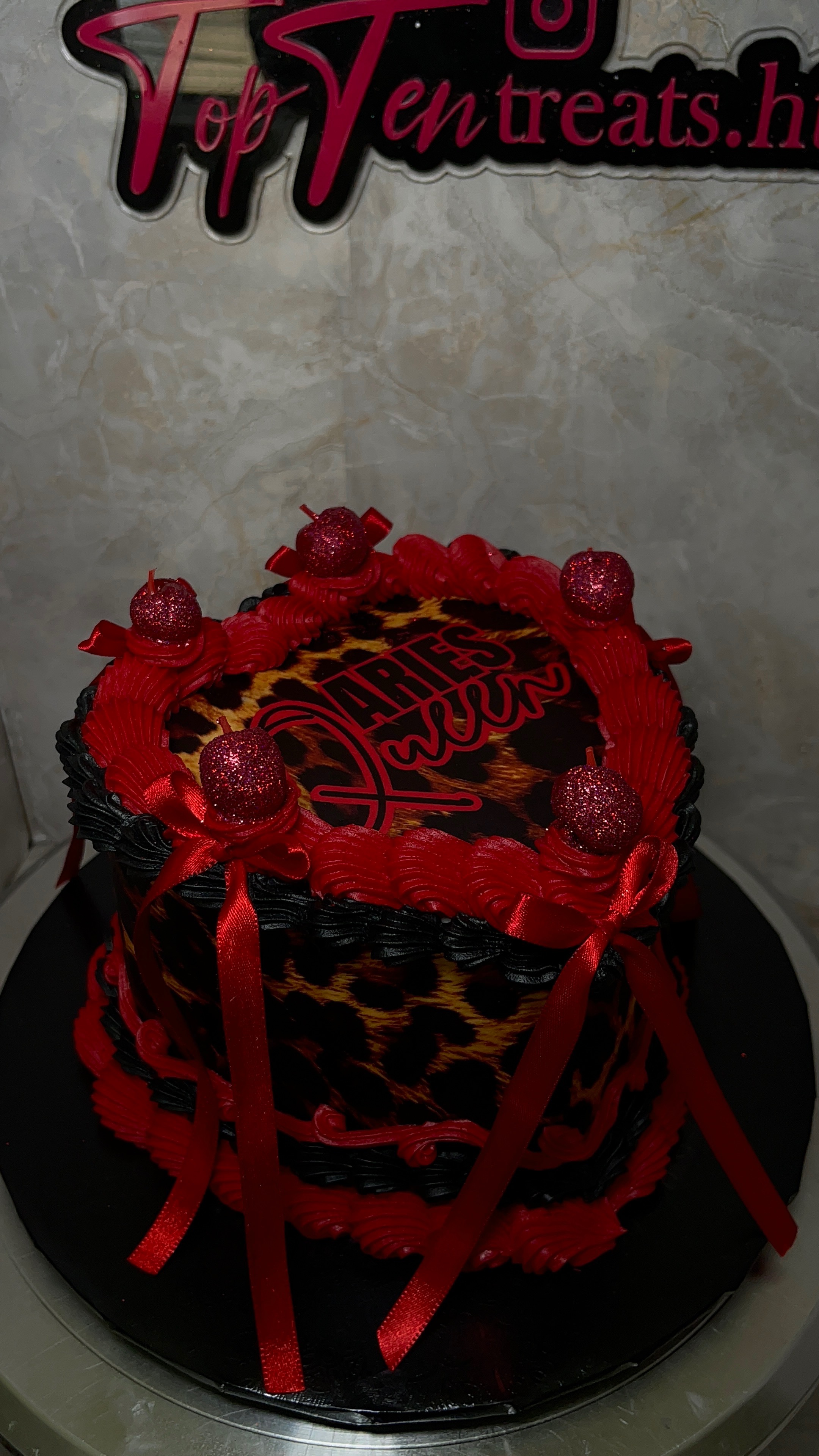 Valentine's Day Heart Cake