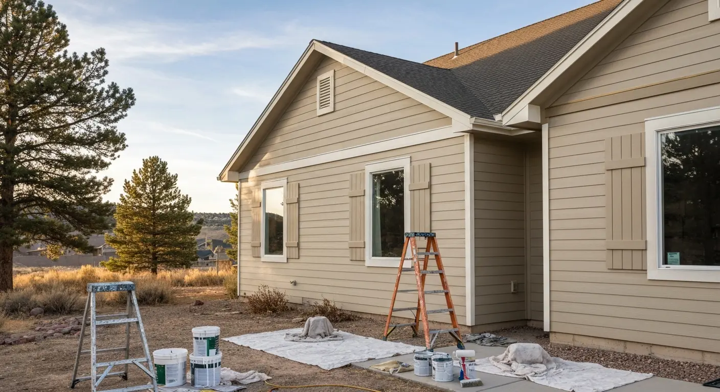 Exterior house painting in Monument, Colorado