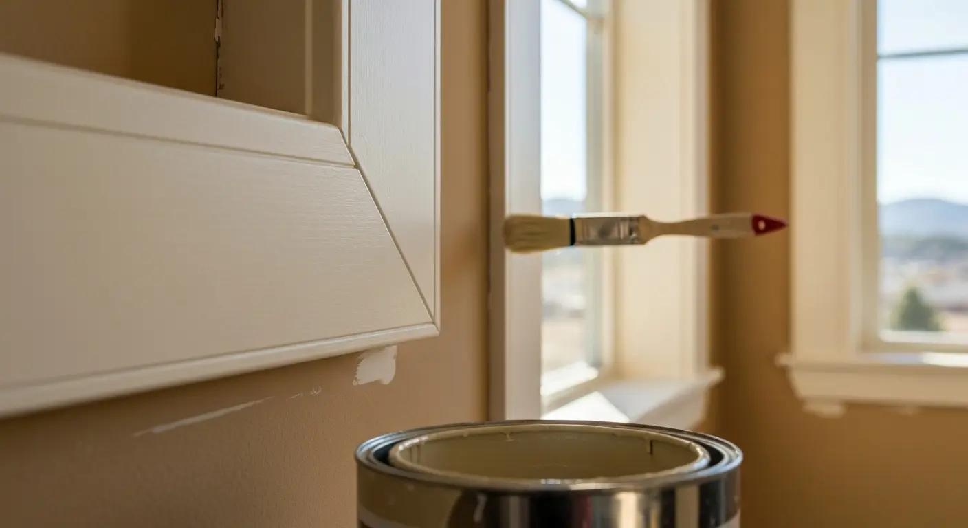 Trim and accent painting detail