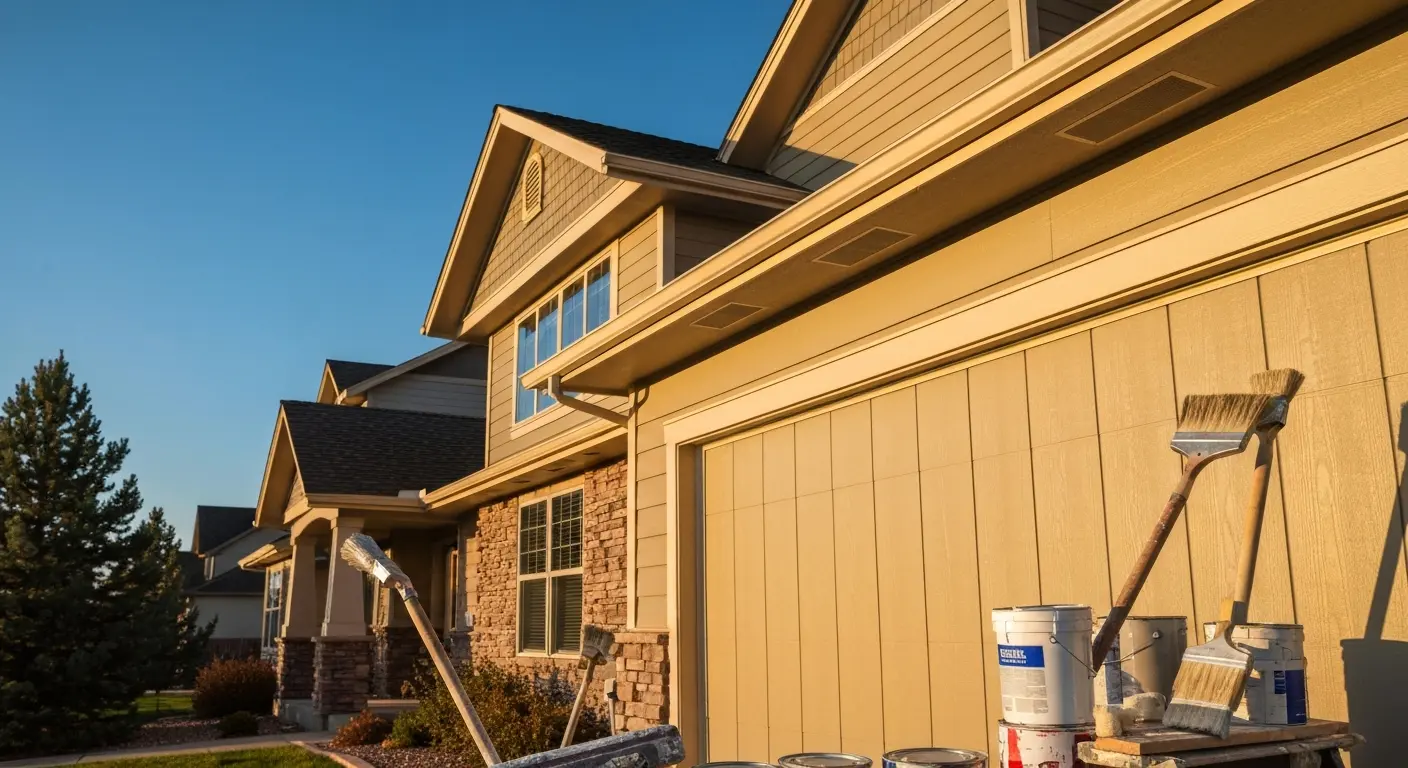 Exterior painting in Lone Tree