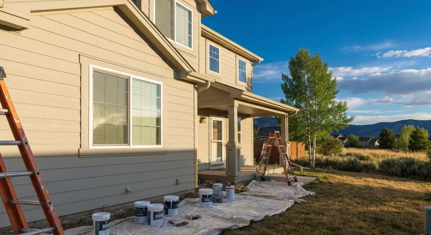 Exterior house painting