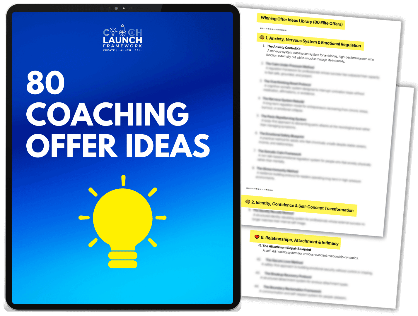 80 Coaching Offer Ideas