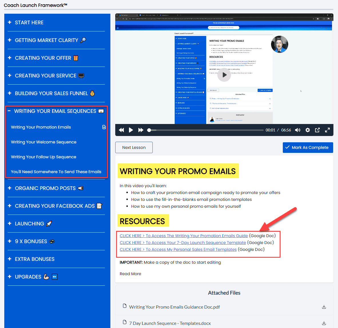 Email Sequences Module Preview