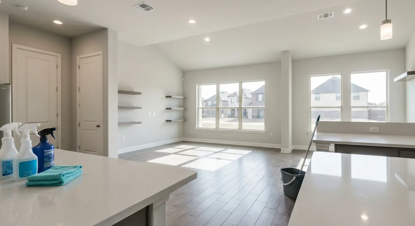 Professional cleaning in Frisco home