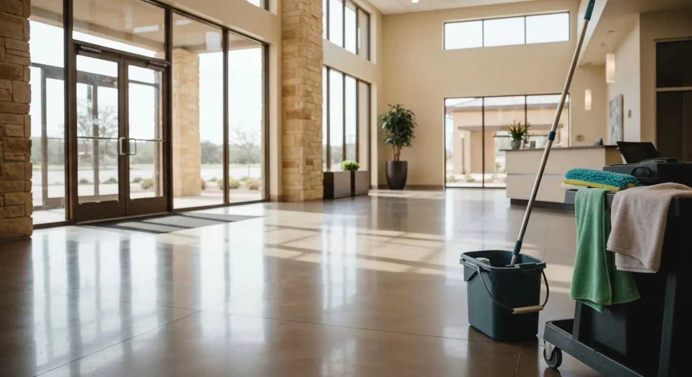 Commercial office cleaning