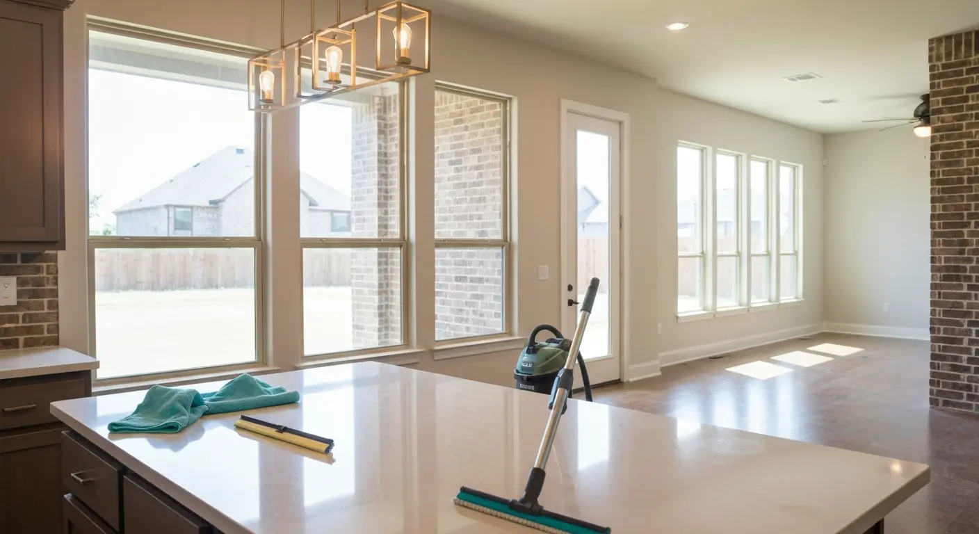 After construction cleaning