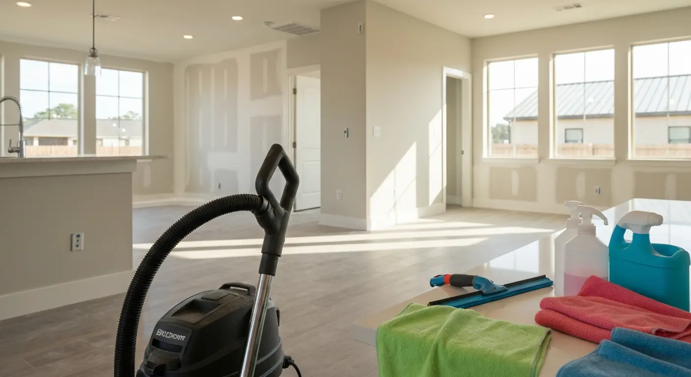 Deep clean service in new construction Frisco