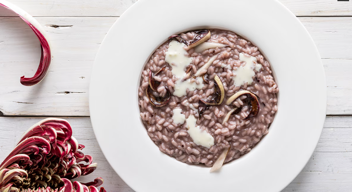 risotto con radicchio